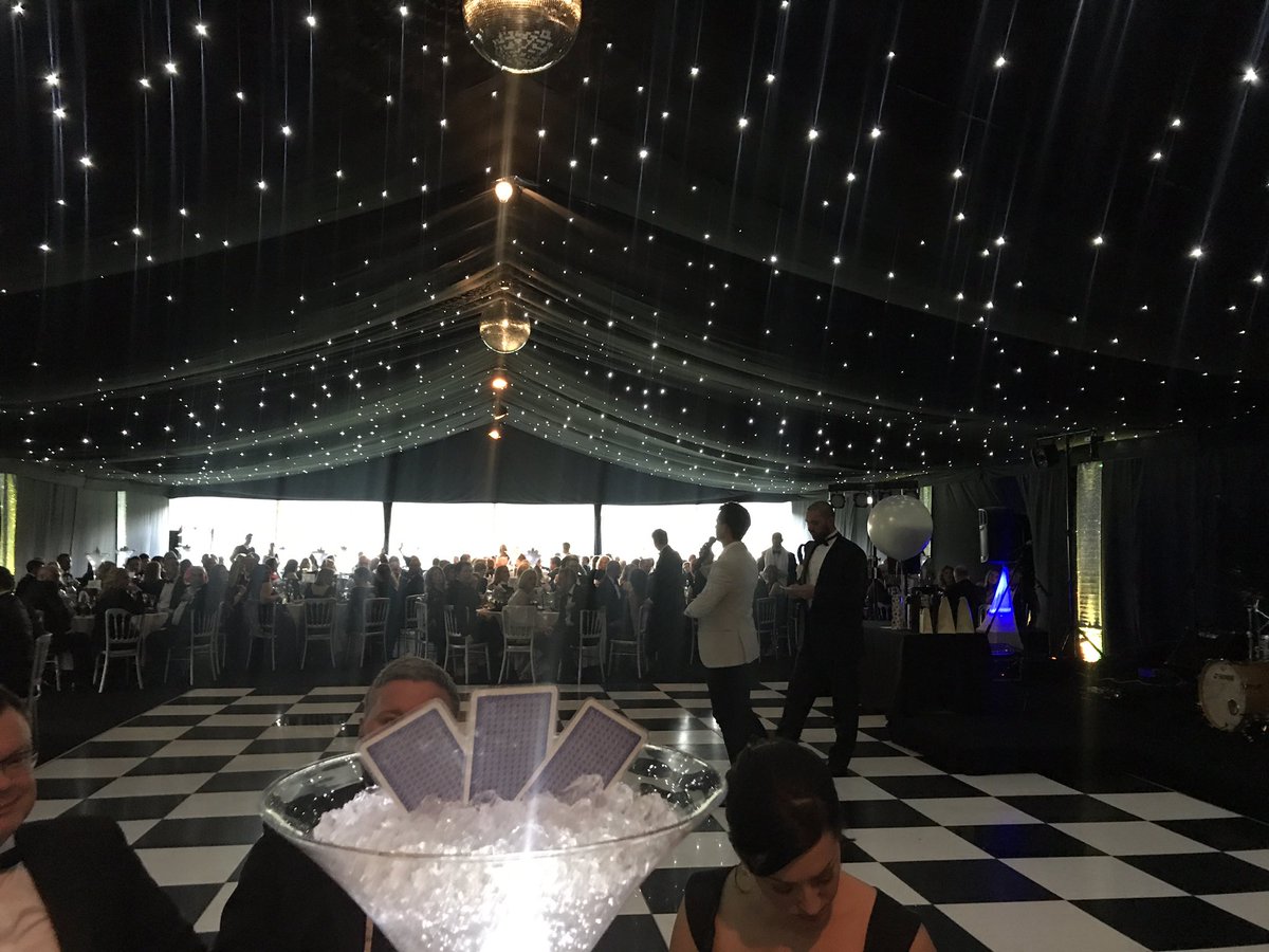 James from <a href="/ClayHairSalon/">Clay Hair Salon</a> welcomes everyone to the Summer Ball this evening #OneCob