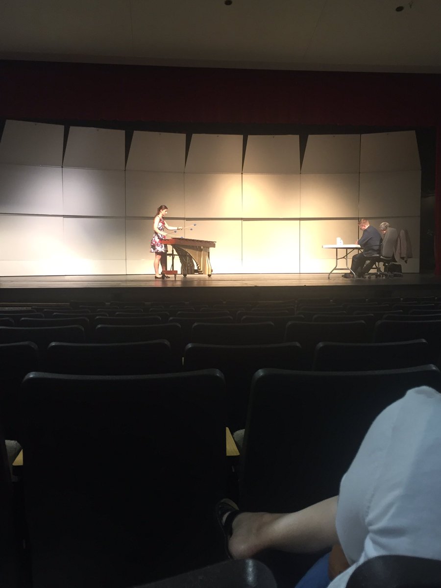 SLC_Percussion's tweet photo. Amazing performances by Spencer Foster and Emery Green today at the Texas @PercussiveArts marimba competition! https://t.co/BEC9TfefCV