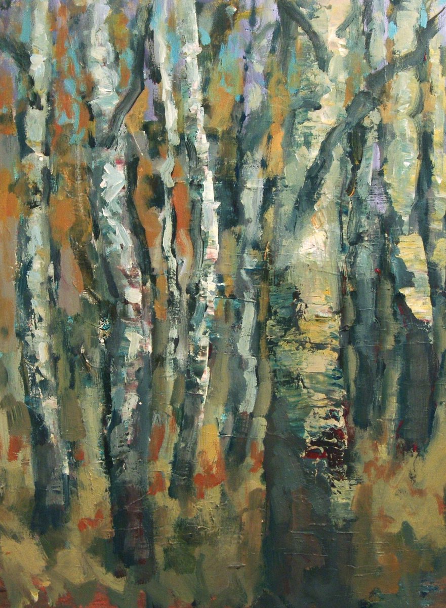 VermontPainter's tweet photo. Birch Trees Painting 18 x 24 , Abstract Trees Art, Original Landscap… https://t.co/XXdPwAjQq4 #Etsy #AbstractTreeArt https://t.co/ayNuXQUIrn