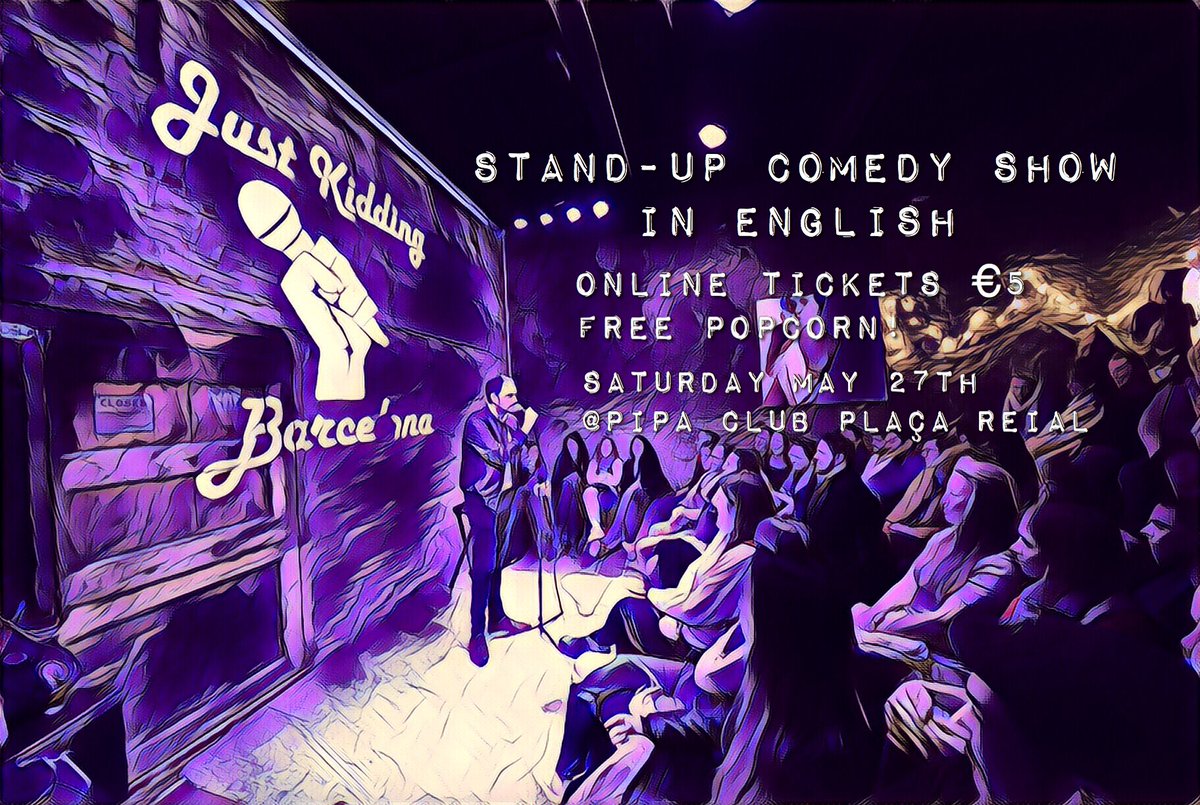 Just Kidding Barcelona returns for a special one-off featuring international guests from Berlin. Ticket link in bio. #standup #comedy #bcn