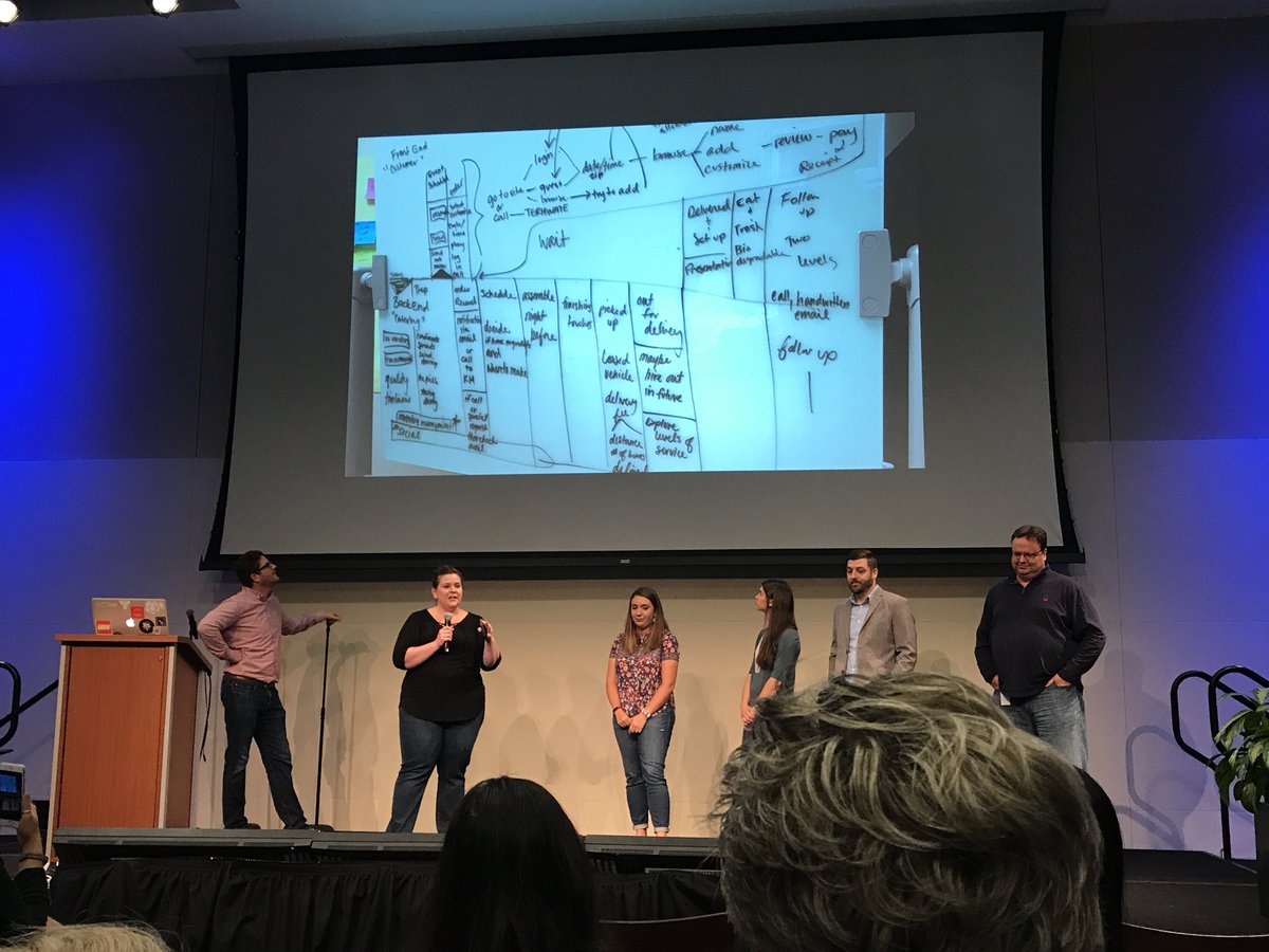 ar4chang's tweet photo. @bylaurav presenting with her P202 team on their project! AMAZING work! #BarnRaiseDFW https://t.co/sP4SizrrJN