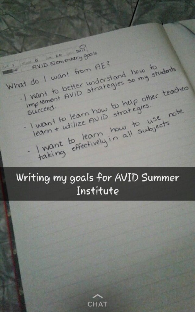 AVID480's tweet photo. When a teacher is preparing for AVID SI in May #awesome #AVIDelementary @USD480 @PVEPioneers @AVID4College https://t.co/dD35In9JXV