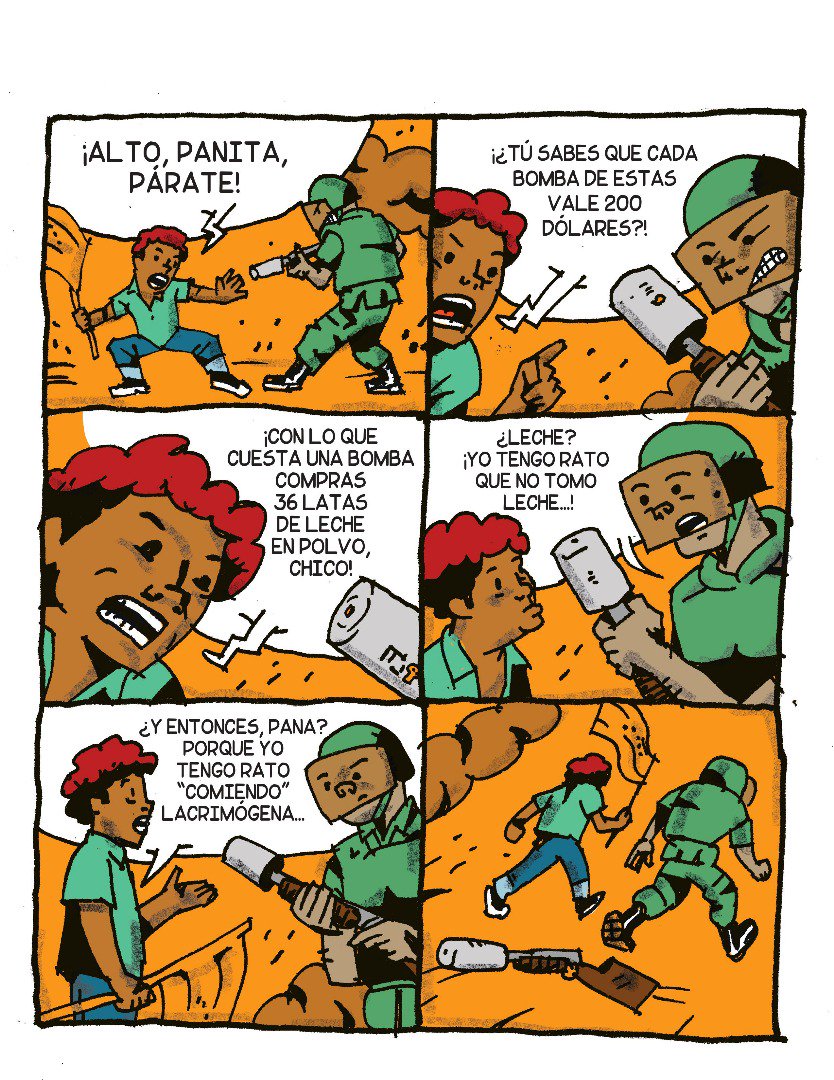 _Provea's tweet photo. Continúan circulando los cómics de la Resistencia. En este capítulo: GNB https://t.co/bjW7n1HfBA