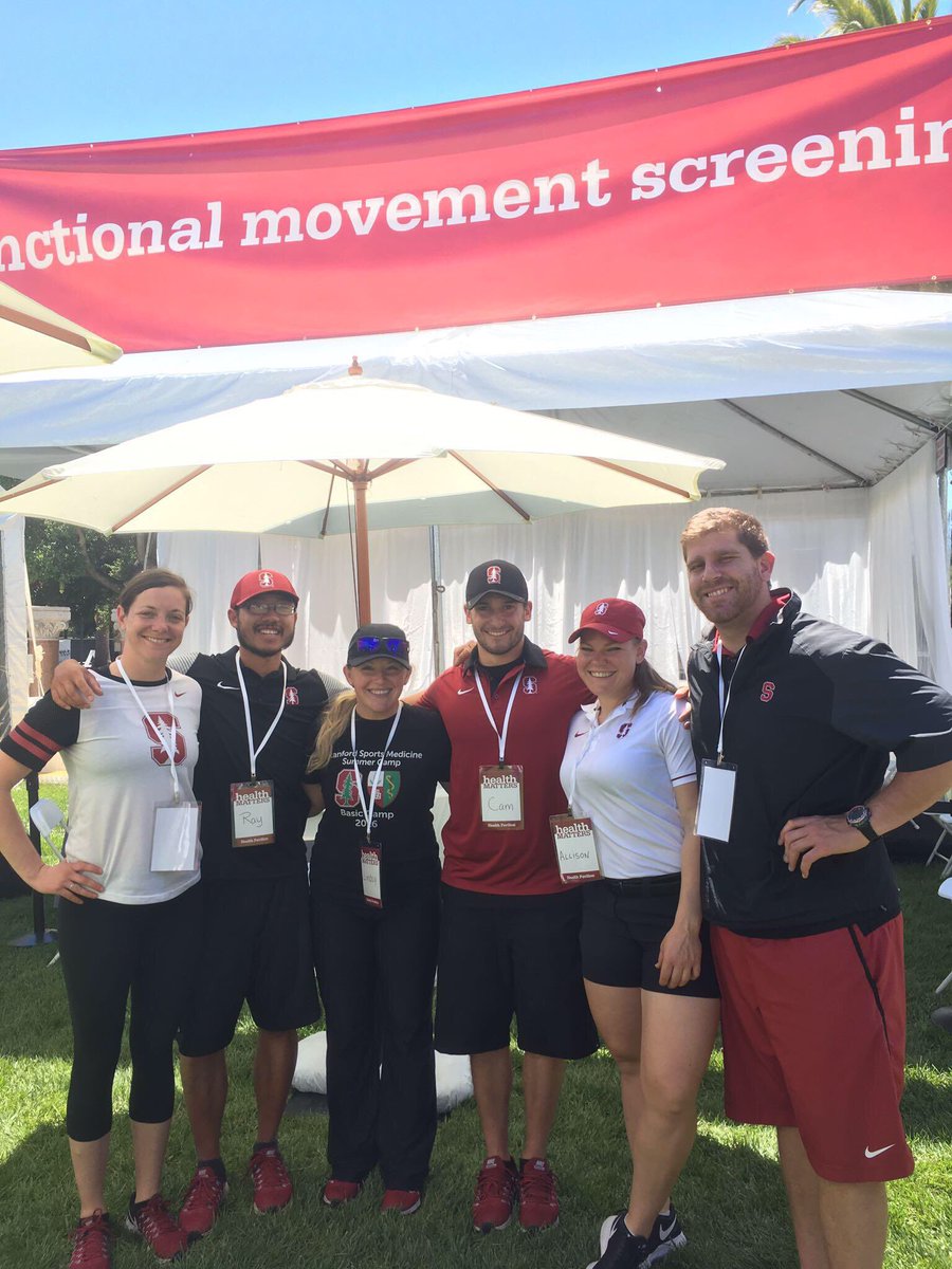 SU_SportsMed's tweet photo. Stanford Sports Med and Stanford Sports Performance do Health Matters! FMS for all! #GoStanford #HealthMatters2017  @FunctionalMvmt https://t.co/GO4nfn994Z