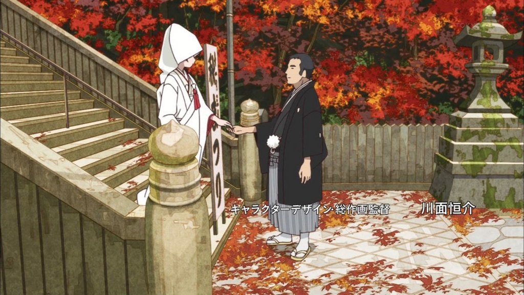 狸谷山不動院 狸谷の祖母 が暮らす狸谷山不動院です 写真は下鴨四兄弟の父 下鴨総一郎と母 桃仙が出会った場所 カップルの記念撮影にどうですか