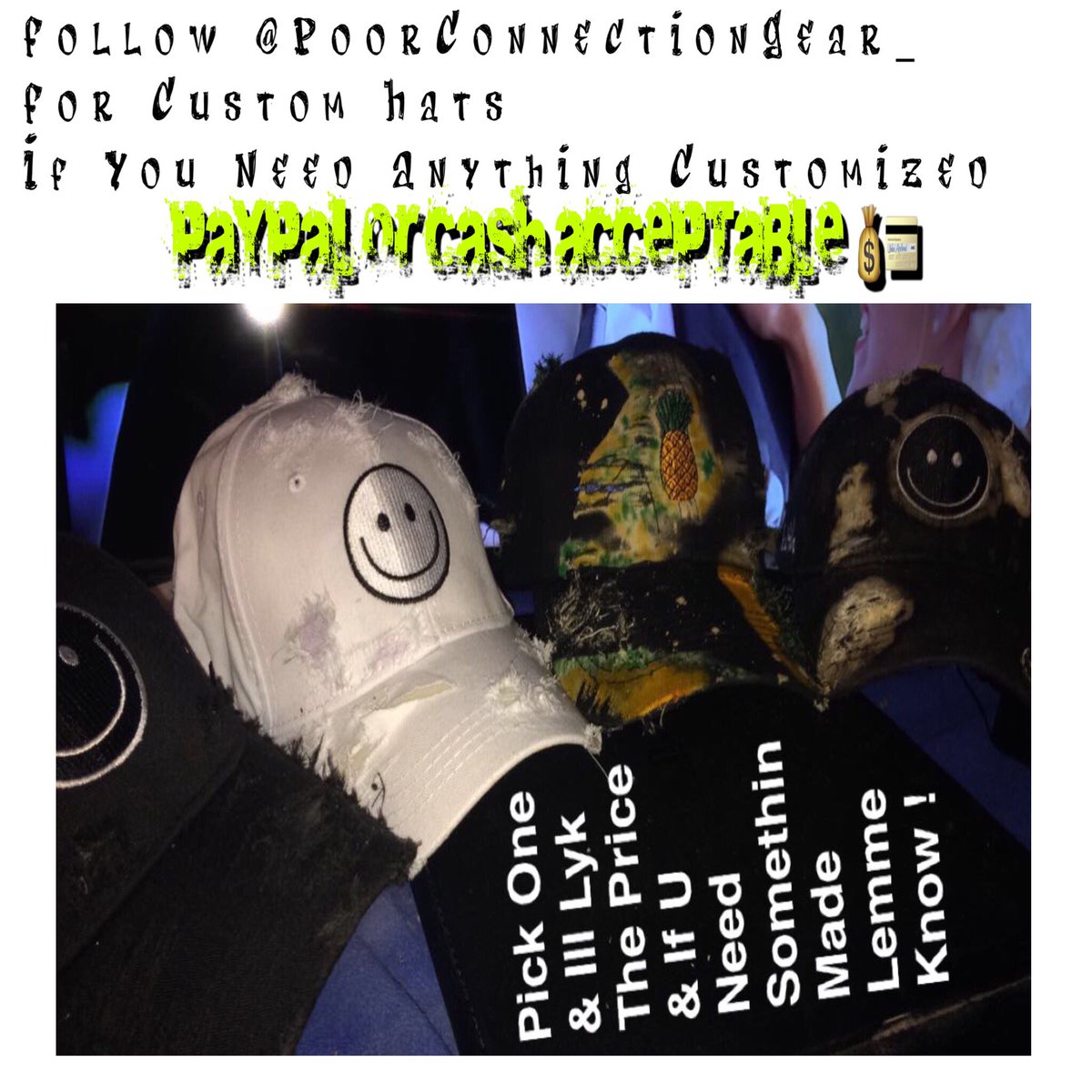 StatDaMacc's tweet photo. Go On #Instagram & #Follow This Page For #Custom Edits On Your #Gear ! #Amazon #DIY #Pintrest #Ebay #Defstat5 #MpGvip #DadHat #DadHats https://t.co/zHpTuKymdA