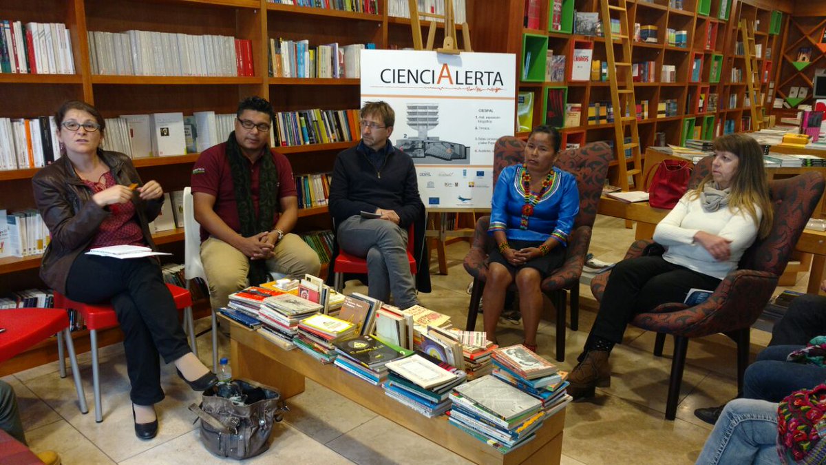 KabilZerouali's tweet photo. Voces Indigenas, comunidades frente al riesgo. #CienciAlerta @MediaLabUIO #IRDecv https://t.co/9Fxsdd42lO