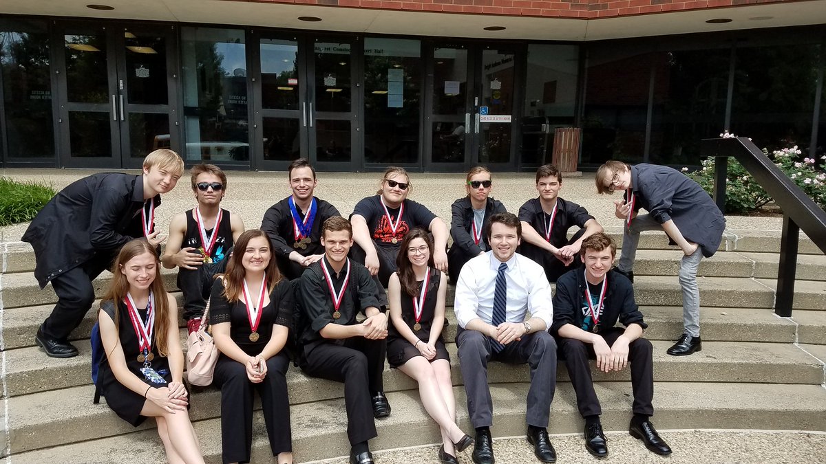 HendersonBands's tweet photo. Finally, three Distinguished percussion ensembles, conducted by Mr. McManus! https://t.co/WfBkDs8cM0
