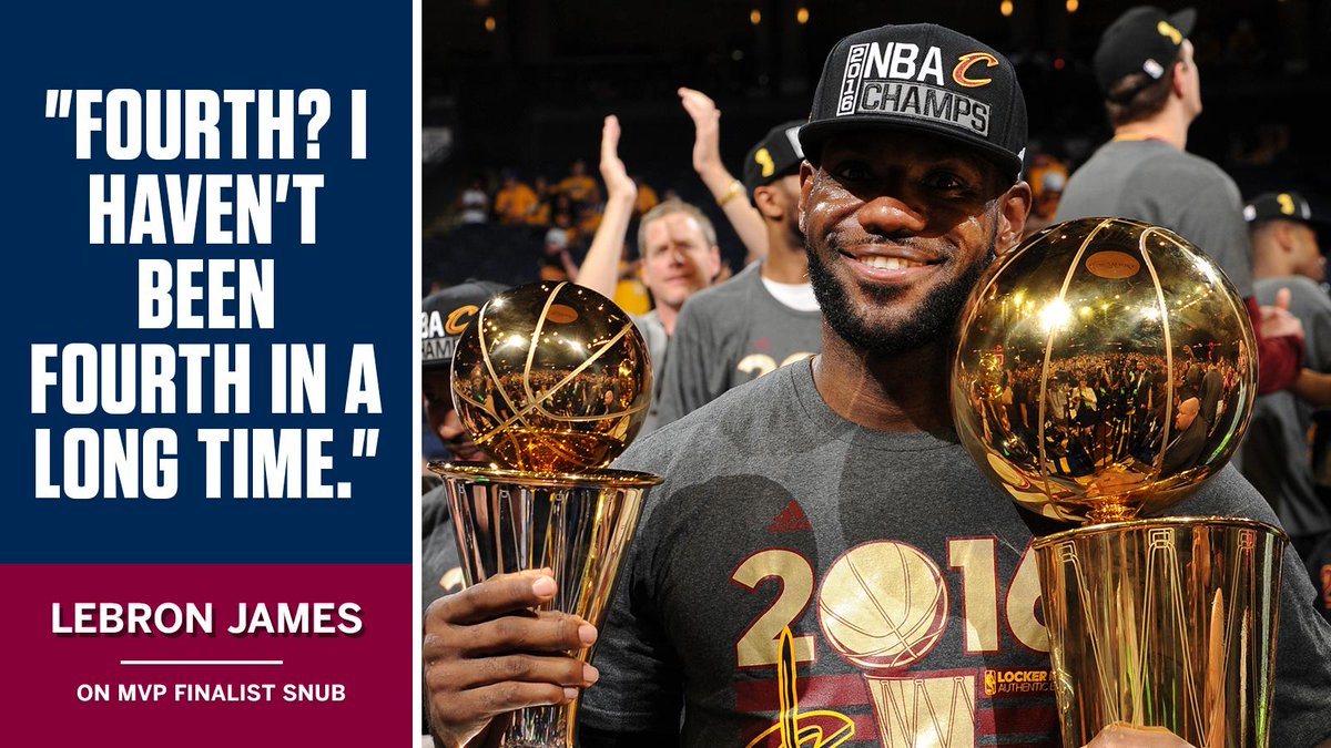espn's tweet photo. The King keeping it real. https://t.co/H7oovQfFKm