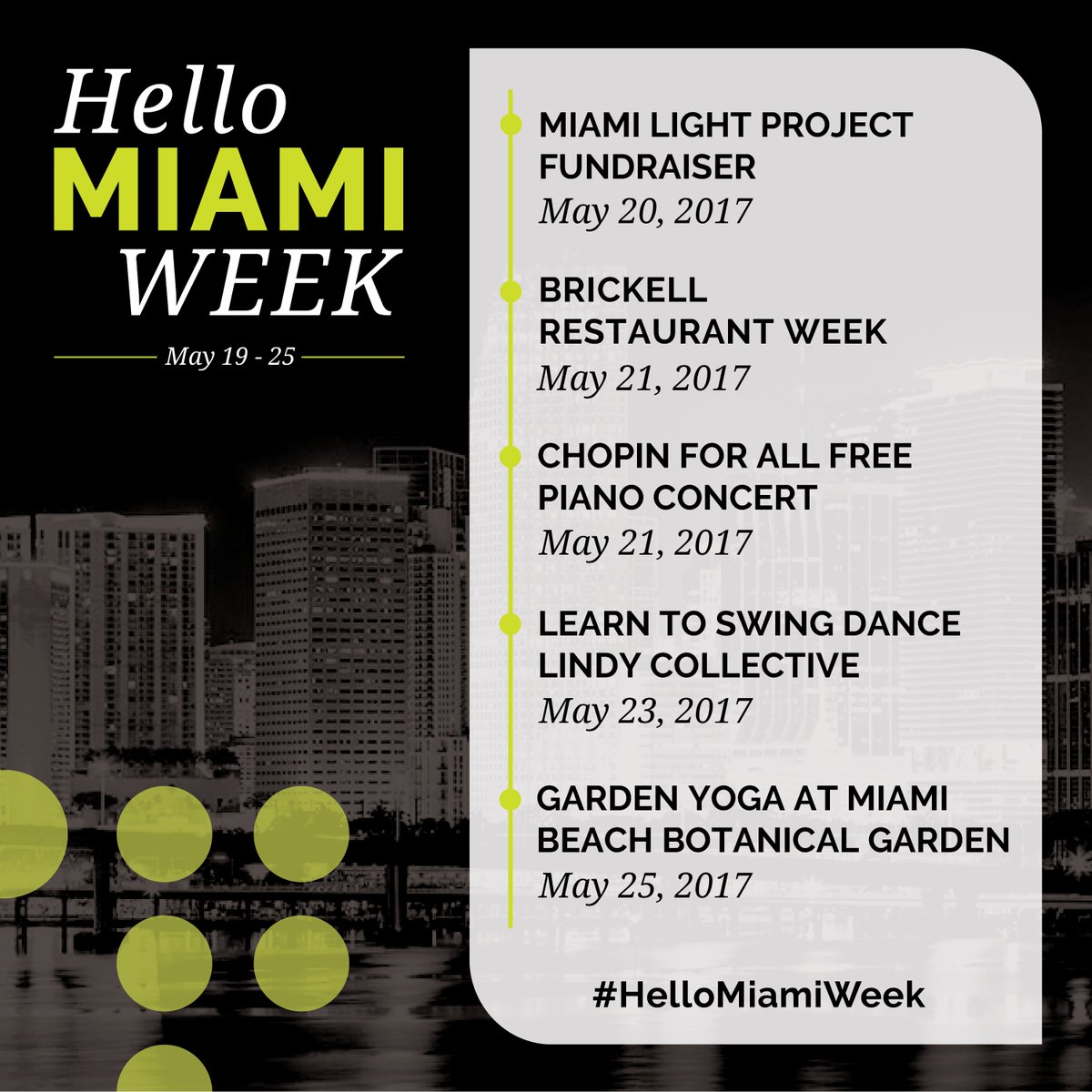 RMGStaffing's tweet photo. Miami Light Project's annual fundraiser is not to be missed! #HelloMiamiWeek #miamilightproject @miamilightproject #events #miamievents https://t.co/hZNSFdSChZ