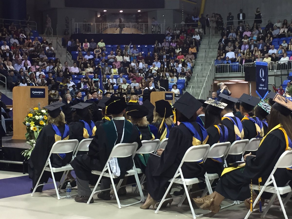 Mary Leighton: Today, let me ask what kind of mark do you want to leave in this world? #QU2017 #bobcatnation