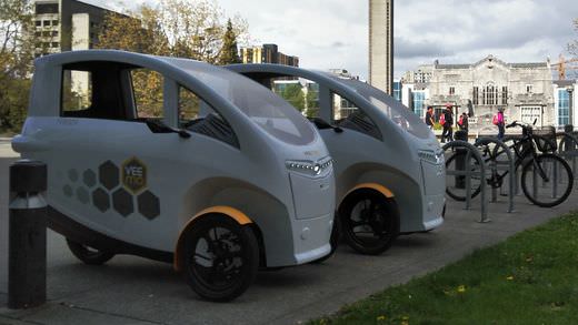 屋根付き電動アシスト自転車velometro Veemo カナダでは 免許の要らないクルマとして 電動アシスト自転車 シェアサイクル インターネットコム Scoopnest