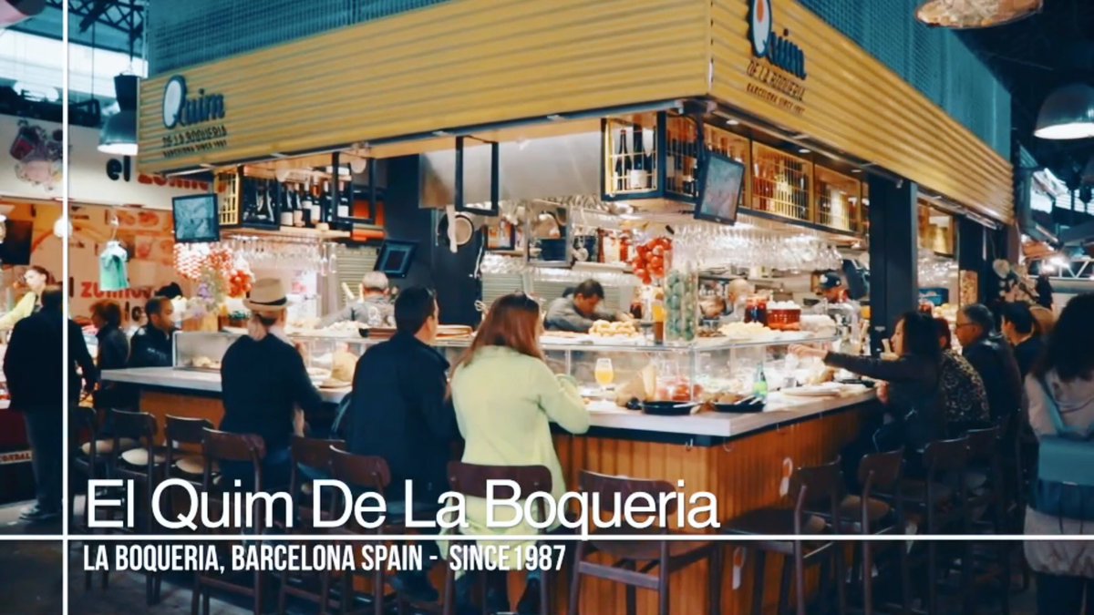 DestinationCos's tweet photo. Probably 1 of the #best #restaurant in #barcelona where u can get baby squid &amp; eggs for #breakfast NEW video podcast episode LINK is on BIO https://t.co/rzTSFB7Hq4