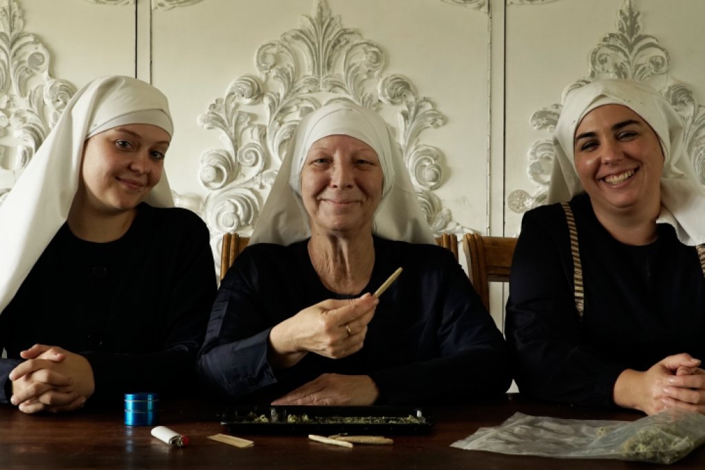 MendocinoGroup's tweet photo. Meet the sisters of the valley: California’s #cannabis-growing medicine-making outlaw nuns https://t.co/5wczIMnZwO via @refinery29 https://t.co/oeGfvcOdsF