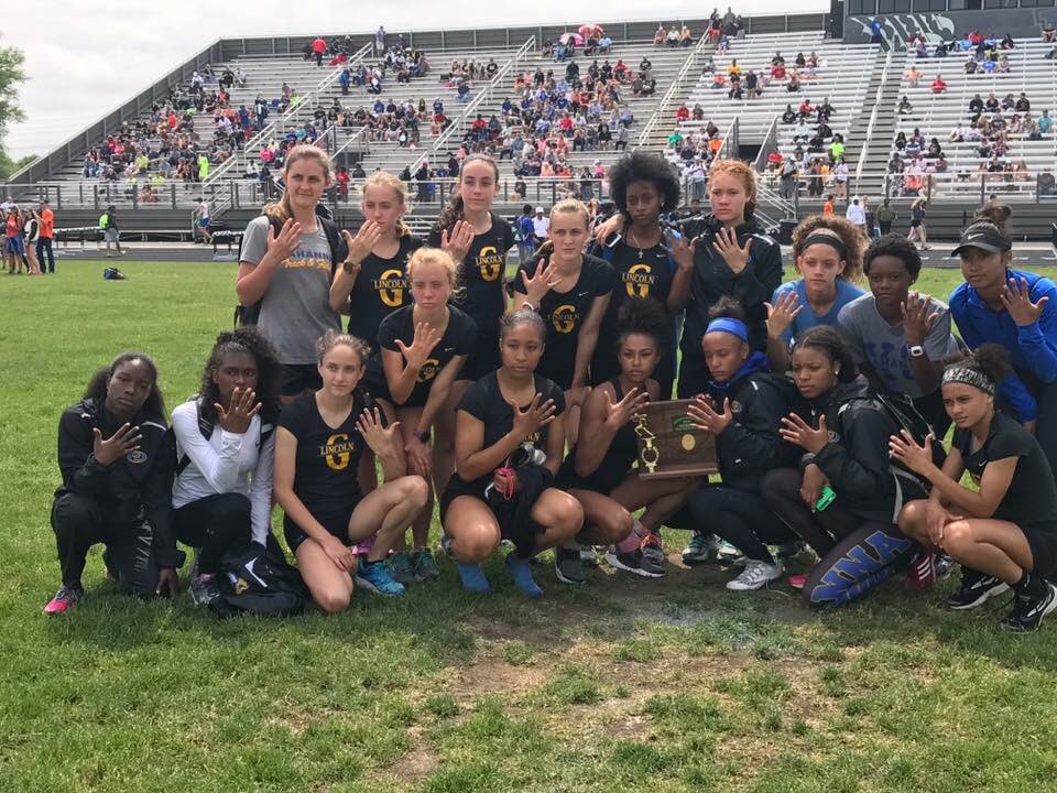 LadyLionsTrack's tweet photo. The @LadyLionsTrack win their 5th straight District Championship! #DeterminedToBeGreat #OnToRegionals https://t.co/GQTNr6klSi