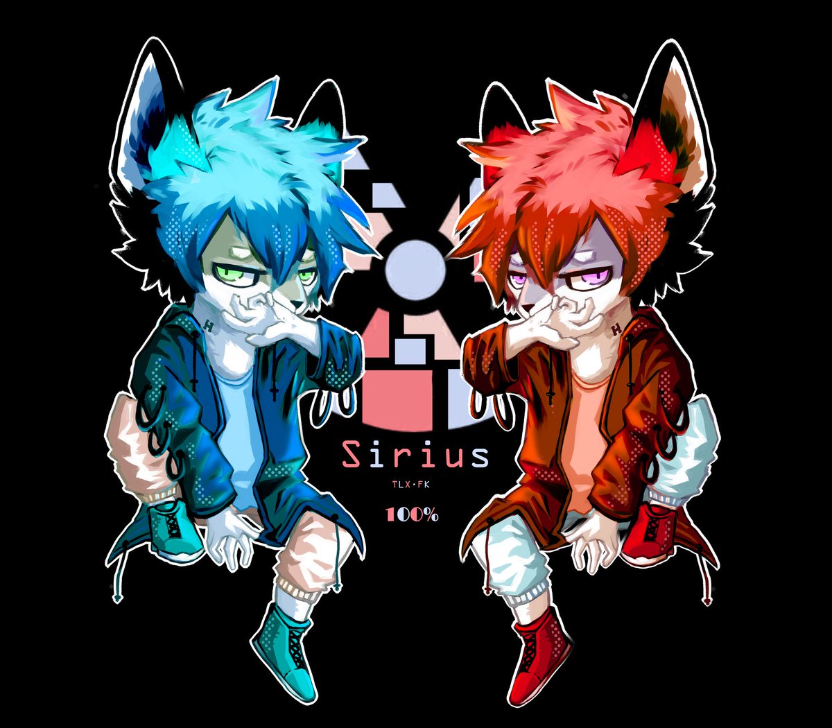 H Sirius天狼星on Twitter 獣人 獣拼了个图 蓝的不属于本体一类