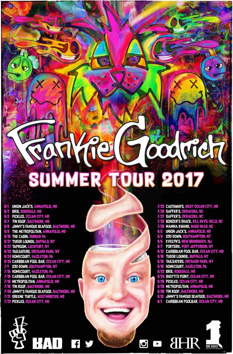BOOYAH!! :-)

#FrankieGoodrich #SummerTour2017 #UpTilNow #BuckHound #OneKoast