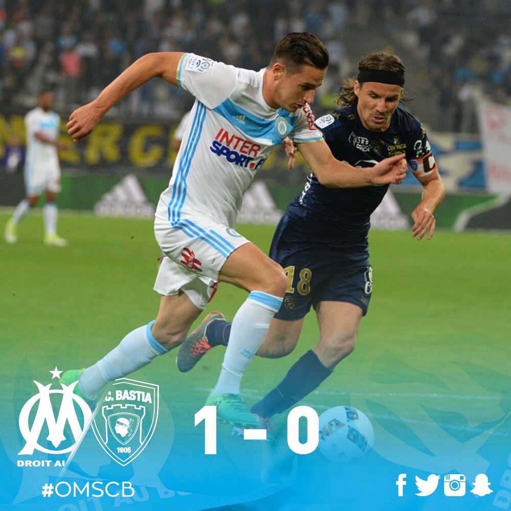 FlorianThauvin's tweet photo. Et ouiiiiiii !!! Vamooooooossss à nous l'Europe ! On retrouve l'Europe ! Nous sommes l'Olympique de Marseille ! Merci au Vél ! Yeahhh 💥🔥⚪️🔵 https://t.co/FS7bu7W65g