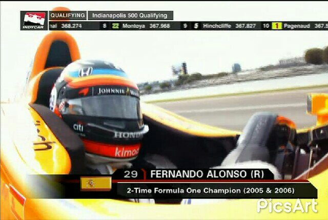 JMELLIDEZ's tweet image. Estupenda tercera posición​ provisional para Fernando Alonso. 😁😁 #Indy500 #go500 #GoAlon500 #fa29 #fa14 #McLarenHondaAndretti