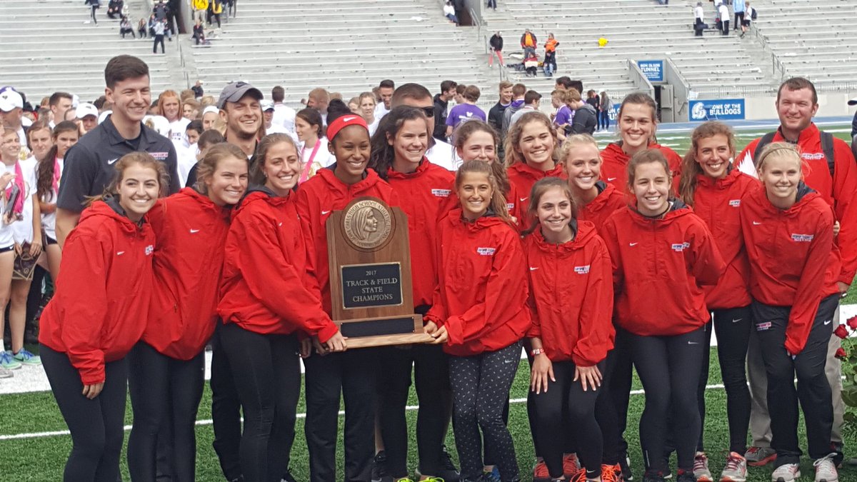 Assumption collects its fifth straight 3A state title. #iahstrk