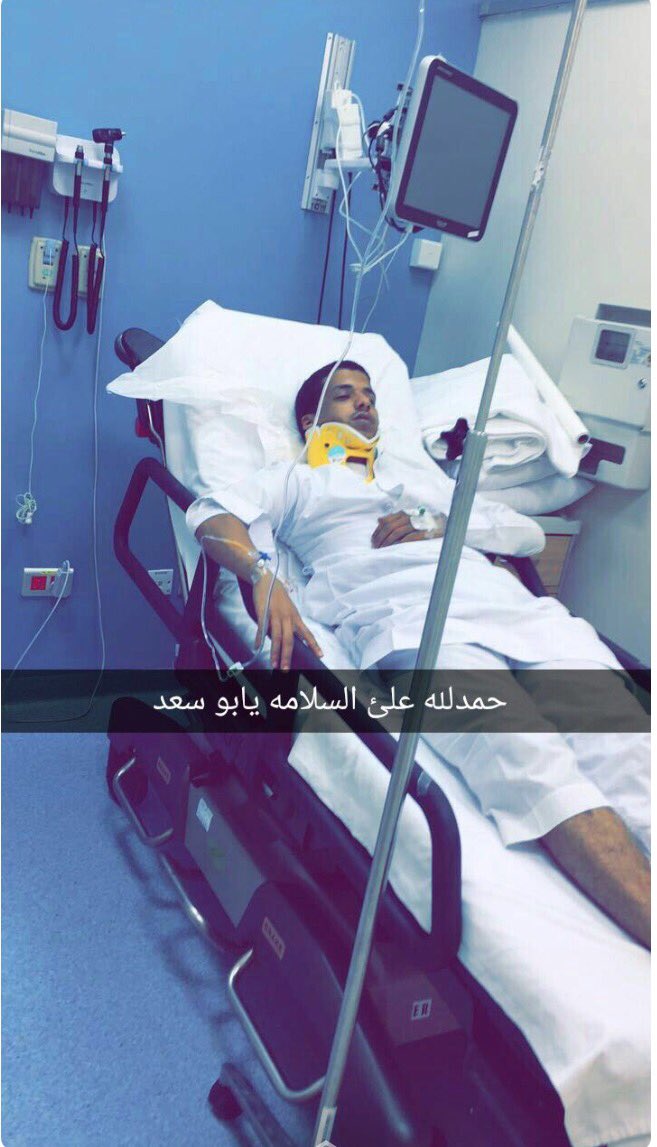 qhi_ljqh349's tweet photo. تعرض الشاب فهد سعد قطين الذيابي لحادث مروري والآن ينوم في احد مستشفيات جده نسأل الله له الشفاء العاجل https://t.co/PEKa3jQST3