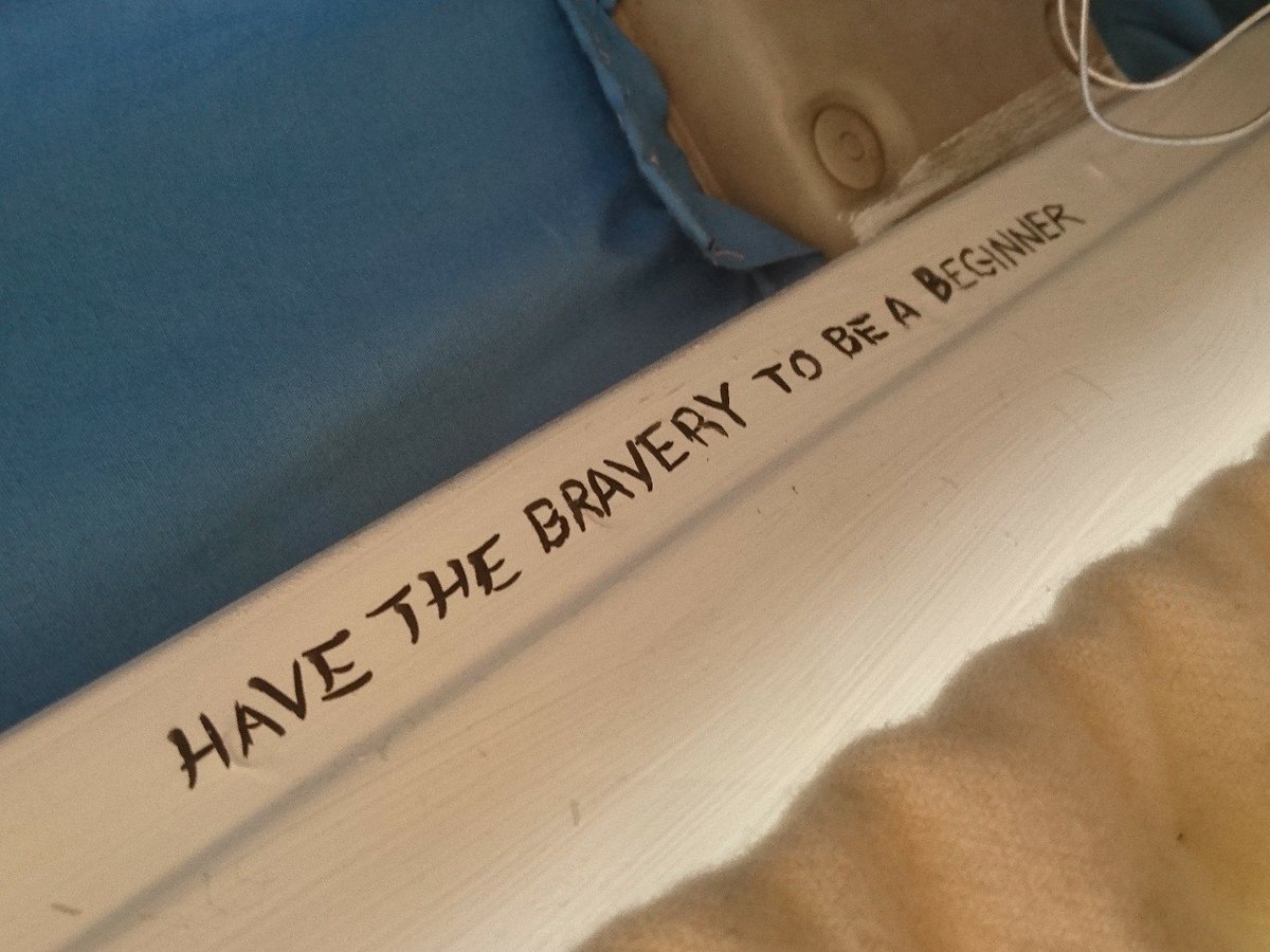 thepolymath1's tweet image. This hangs above my bed, it&apos;s good advise #thepolymath #beginner #learning