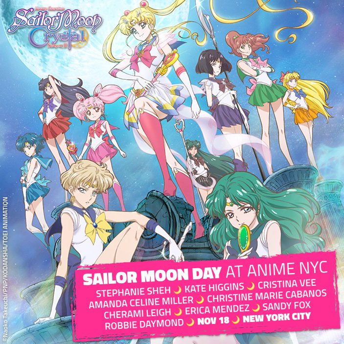 Anime Nyc On Twitter We Re Very Excited To Present Sailormoonday With Vizmedia 10 Sailormoon Guests Together At Animenyc Https T Co T6zag4ldgb Https T Co Z4fdymptt8