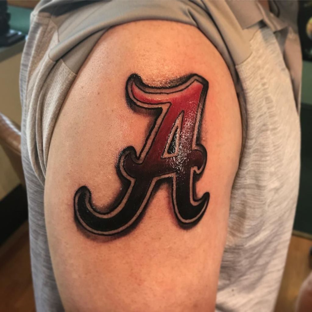 Absolution Designs on X: "Alabama A done a little bit ago, his first tattoo! #pueblo #coloradotattoo #alabama #tattoo #peakneedles #eternali… https://t.co/9WygMEZqjs https://t.co/q15PLYmR1p" / X