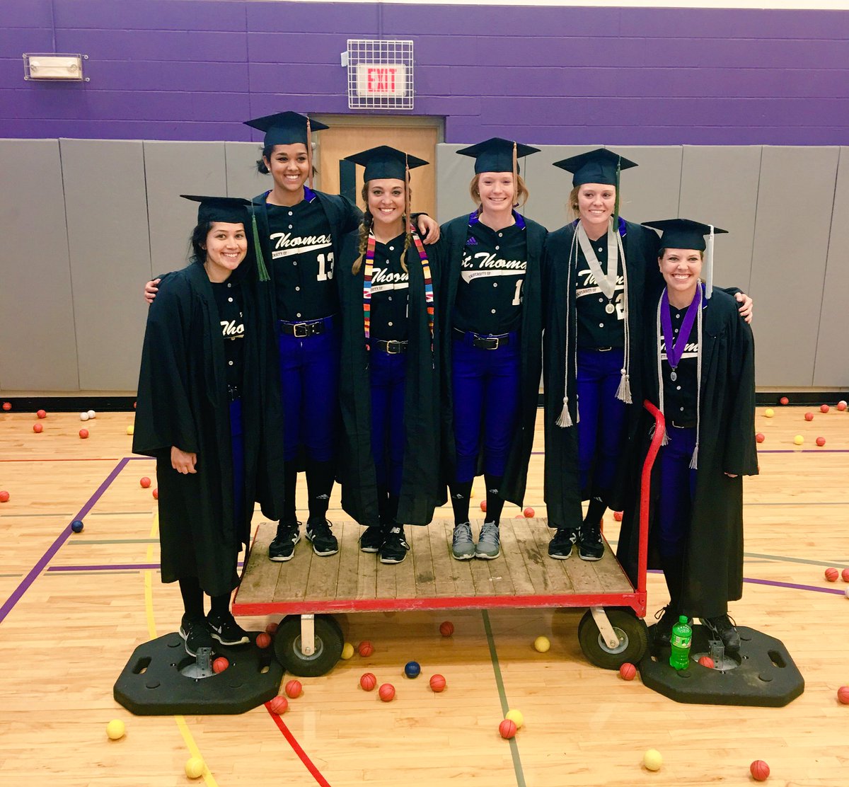 Happy Graduation Day to our 6 amazing Seniors! Who wouldn't want to graduate in McCarthy?! 😈 Congrats on 4 memorable years! #thefinaltour