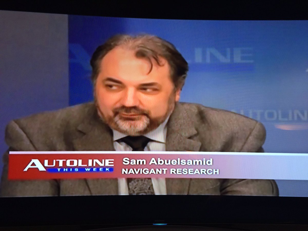 TimWJackson's tweet photo. The famous #JohnMcElroy and @Autoline @EricTingwall @CARandDRIVER @samabuelsamid @Navigant @NavigantRSRCH @ColoPublicTV #EV #Diesel #ICE https://t.co/K4nXOzzNya