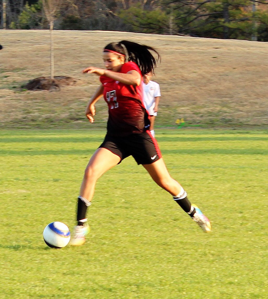 NeuseSoccer's tweet photo. Congrats to our Brazilian Striker Izabela Leite! The CCC POY bagged 43 goals this season earning NCISAA 1A All-State honors.🇧🇷⚽️🎖🔥 @NCALions https://t.co/Kq4AgRAHXV