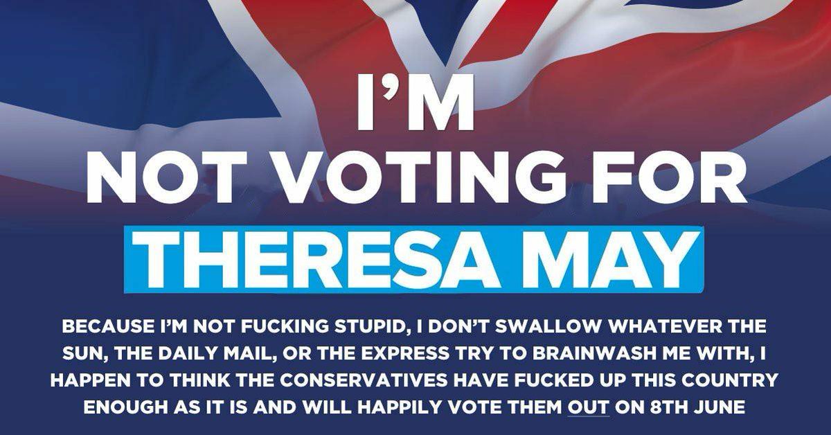 underachievinPT's tweet photo. #GE2017 #GeneralElection #ToriesOut #SavetheNHS #mealsforchildren #careforelerly #supportfordisabled #taxthecorporations #theyoweus https://t.co/MeWY26Ss0l