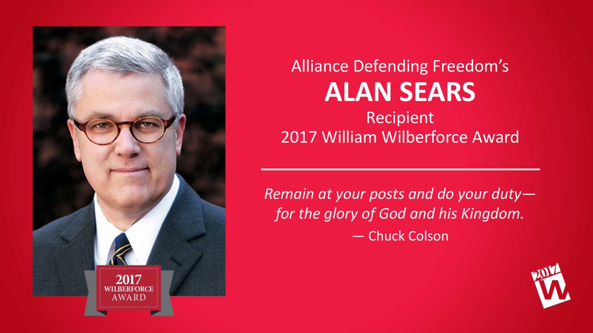 BreakpointCC's tweet photo. William Wilberforce Award Dinner Honoring Alan Sears begins at 7:00pm ET #BreakPointCC #NRB https://t.co/0B6sXh89yX #wilberforce2017 https://t.co/HqClXKLA7Z