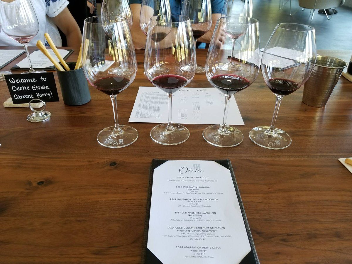 tym4wine's tweet photo. @OdetteEstate, fantastic #Estate flight.  Thank you Bianca! https://t.co/qKya1TTsj3