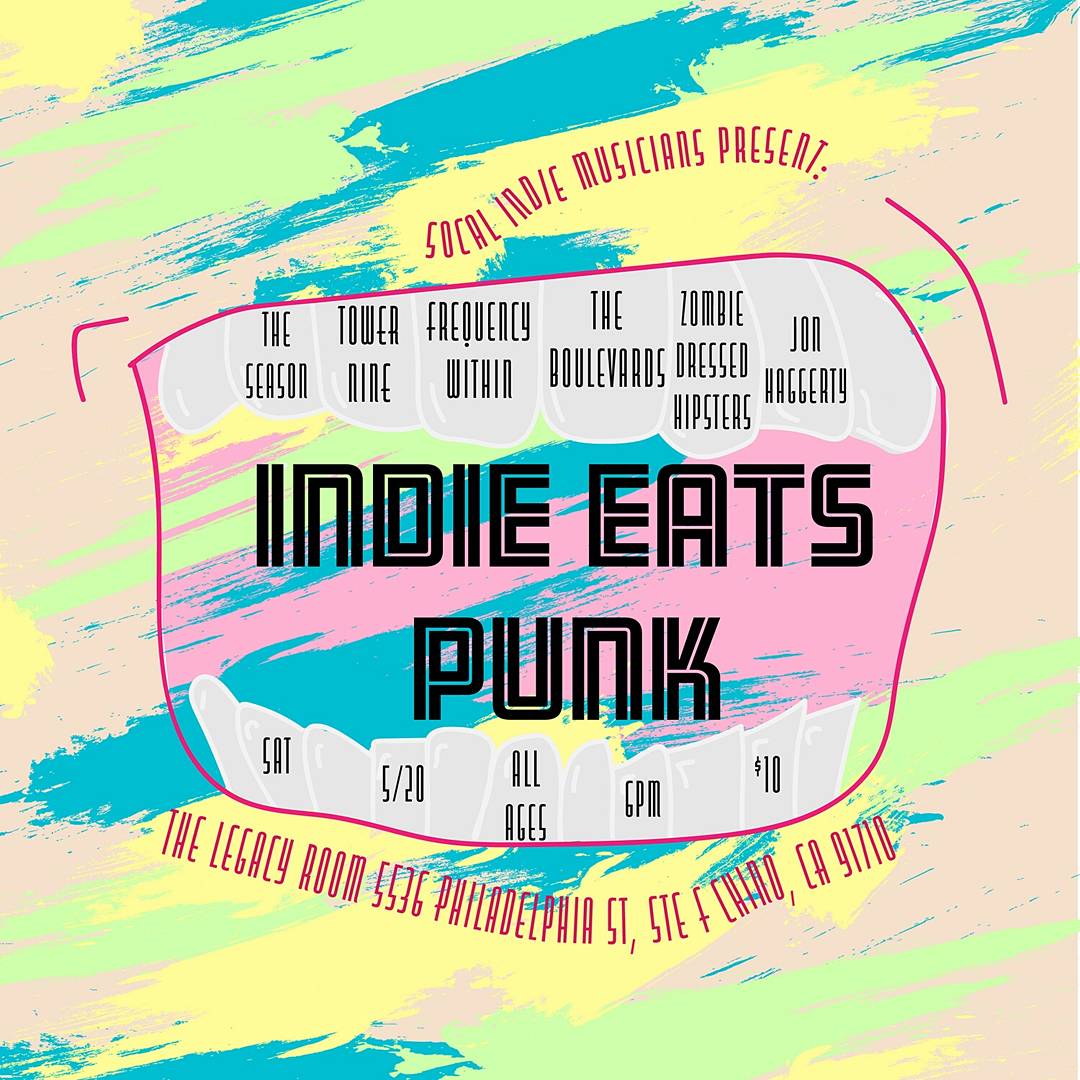 Jon Haggerty is opening at 6pm! Get there early to chill before we go on later. 😜
#indieeatspunk #bandlife #music