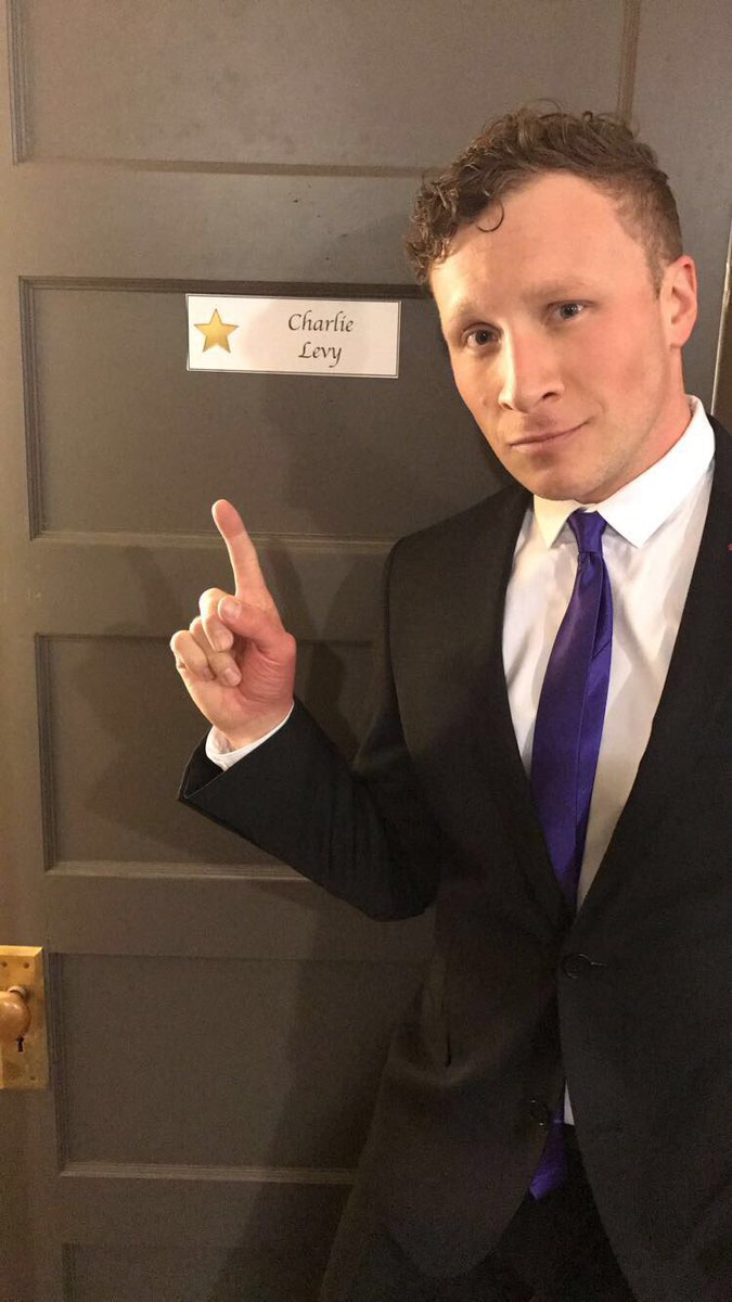 Charlie backstage at Rowland Theater #WhoLovesYouShow