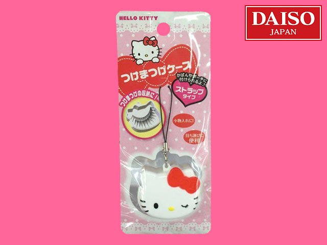 サンリオ ハローキティ つけまつげケース ストラップ 平成レトロ