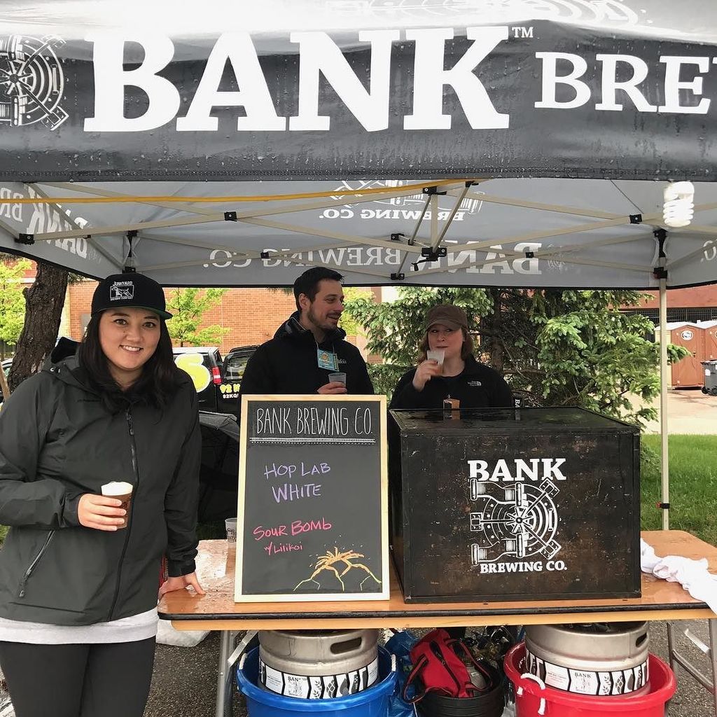 bankbrewing's tweet photo. Having a great time at #citypagesbeerfest enjoying some hop lab and sour bomb in the rain. https://t.co/CElOXlKYfS #GetBankd #BankBrewing … https://t.co/LJ9R557gQp