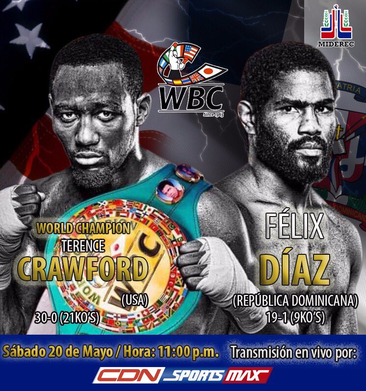 miderec_rd's tweet image. Todo el país unido y a la espera para apoyar a nuestro #OrgulloDominicano Félix Díaz, a las 11:00 pm por @CDNSportsMax. #TodosConFélix