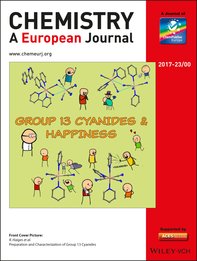 Our latest work is featured in the cover of @ChemEurJ onlinelibrary.wiley.com/doi/10.1002/ch… … and features characters from @Explosm @USCChemistry @USC