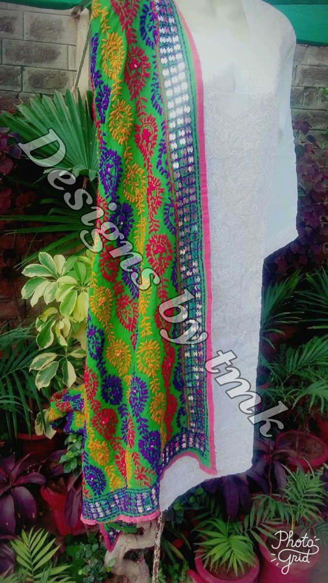 designsbytmk's tweet photo. Indian handmade embroidered shawl and
Chicken shirt 
Price: 4500-/Rs https://t.co/1kH46MgRJn