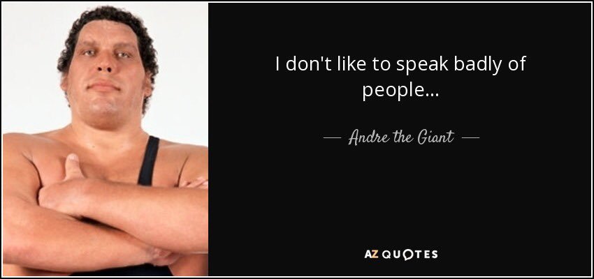 Happy birthday to the great Andre the Giant! 