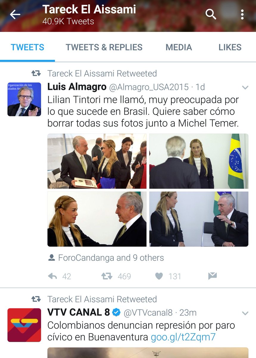 Almagro_OEA2015's tweet photo. Falsa cuenta que pretende frenar la labor de @OEA_oficial pro democracia en #Venezuela Mi única cuenta en @Twitter es @Almagro_OEA2015 https://t.co/FDe1diPLaV