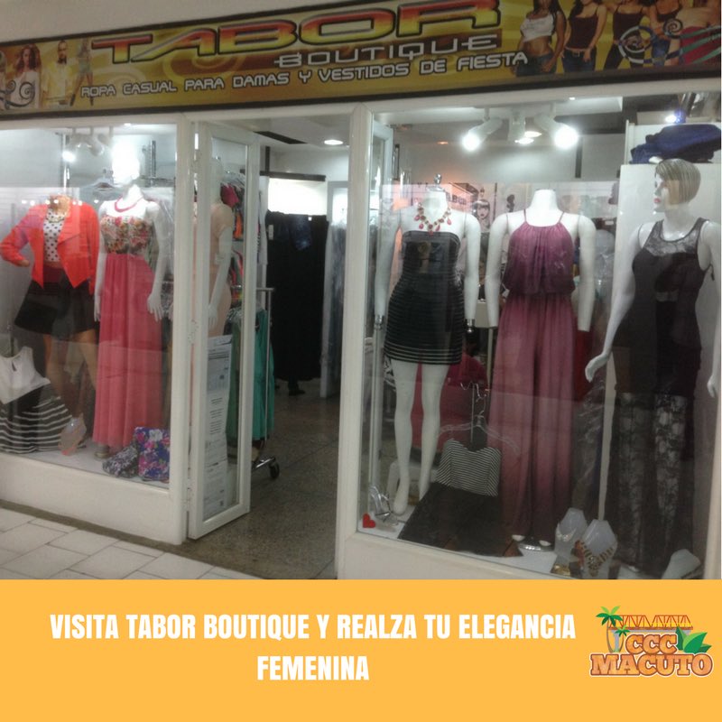 cccmacuto's tweet photo. Moda encantadora para tu belleza! En #Taborboutique carrera 19 entre calle 22 y 23 en el #cccmacuto . https://t.co/0NaMsHAyTW