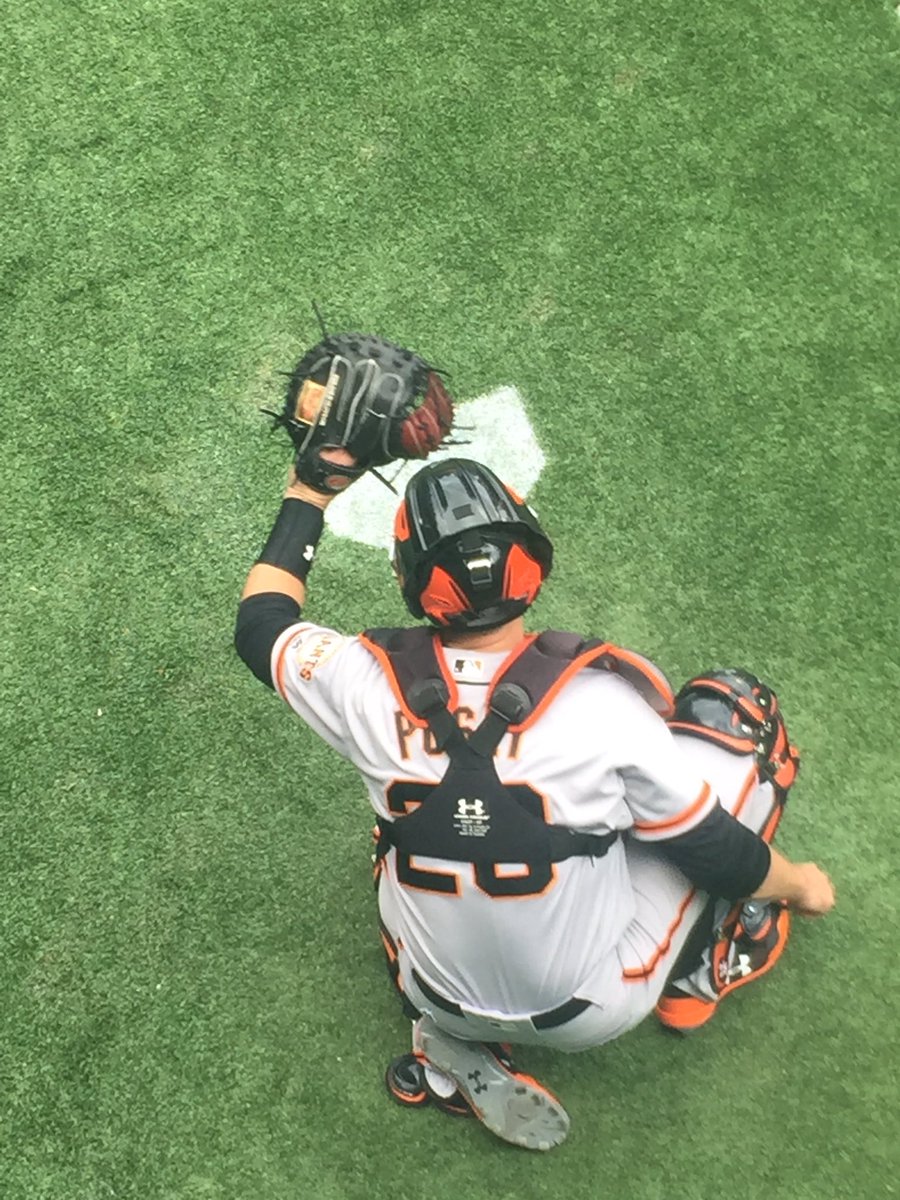 thephillips04's tweet image. Brody Phillips #BP28 taking lessons from @BusterPosey in STL