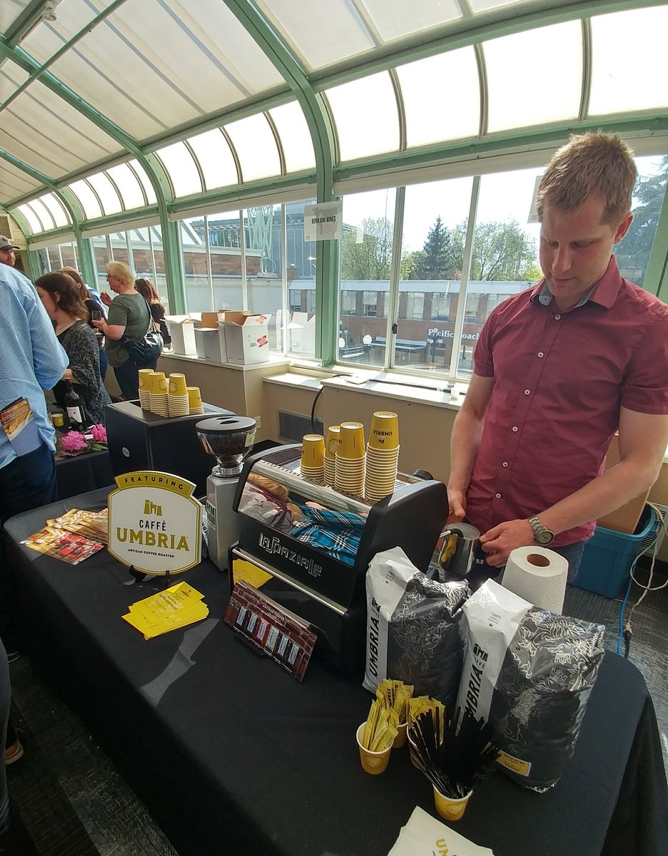 ...A fantastic #bonaviniwines selection, fermented foods from <a href="/FireflyKitchens/">Firefly Kitchens</a>, caffeine from <a href="/caffeumbria/">Caffe Umbria</a>!