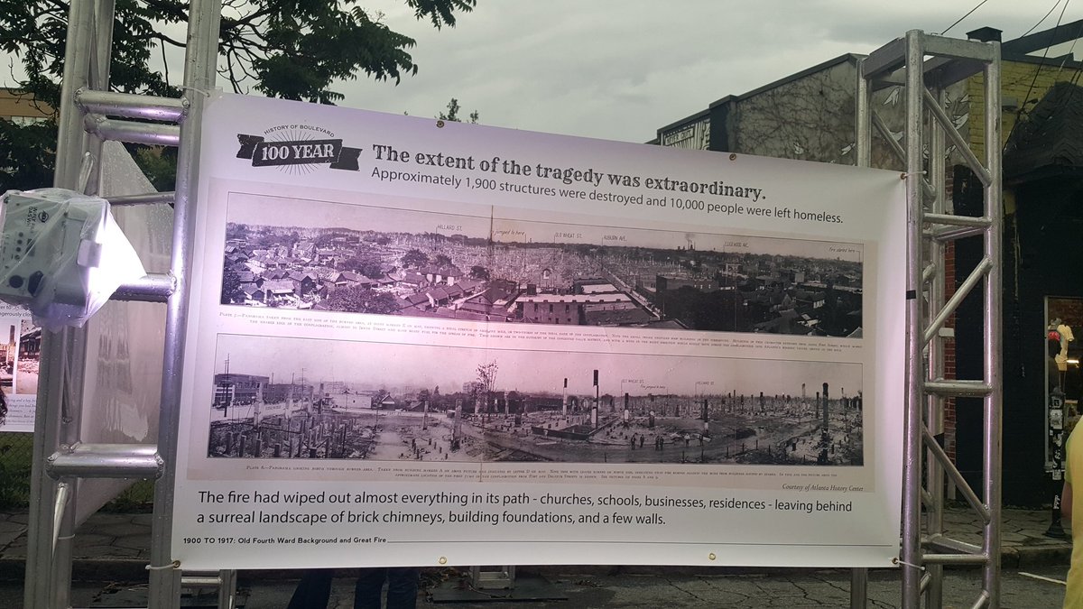 JaclynFOX5Vegas's tweet photo. Think the I-85 fire was bad?! 100 years ago, 2000 buildings were destroyed in the Great Atlanta Fire. #FireInTheFourth festival @FOX5Atlanta https://t.co/nnsrCsE2H6