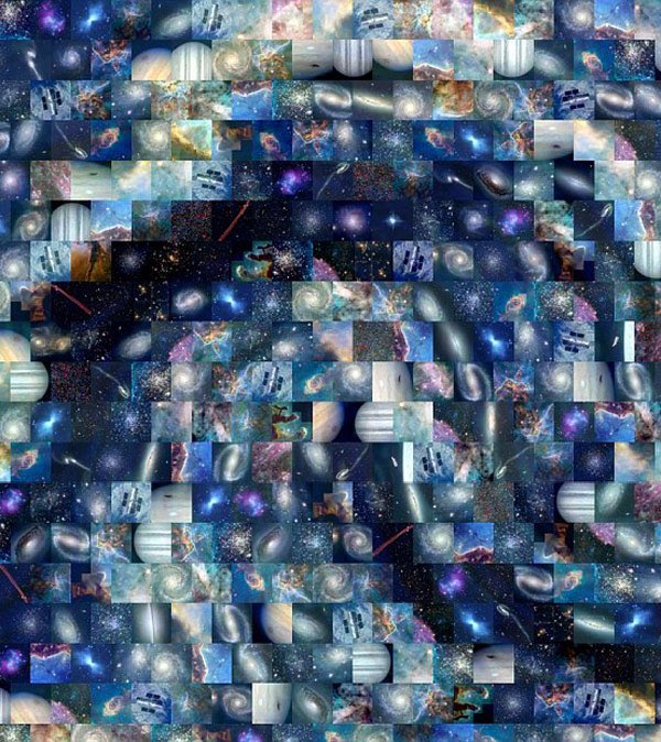 lovefortheeyes's tweet photo. Astrophysicist Alex Parker recreated Vincent Van Gogh's The Starry Night using 100 different images from the Hubble Space telescope. https://t.co/1ptEFvUbzy