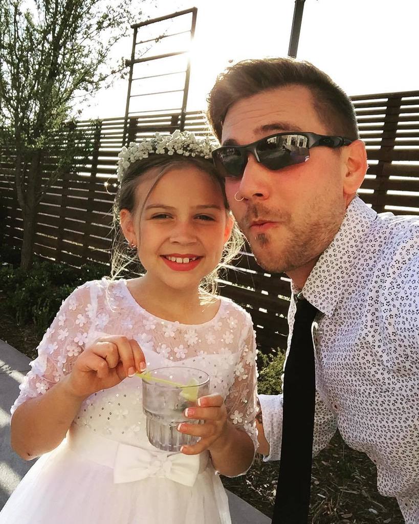 asnow's tweet photo. THE flower girl. #elizasage https://t.co/KIk44AwX6R https://t.co/P04fWRTD3U