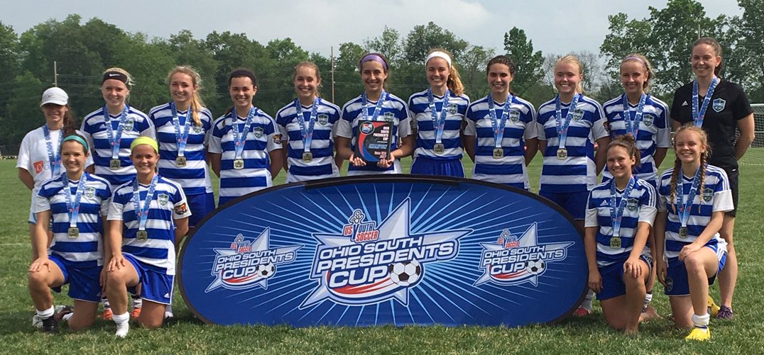 laneyj7's tweet photo. Ohio South Presidents Cup Champions! Kansas bound for Regionals! #fc42 #osysa #prescup #champs https://t.co/Uk7cdl3K69